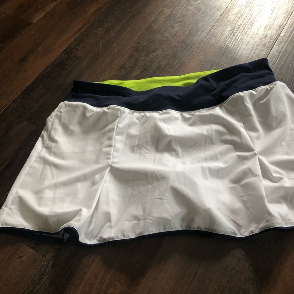 Workout skirt with shorts underneath